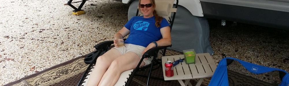 Relaxing in a Camp Chair